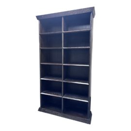 Sloan Miyasato Rich Dark Brown/Black Finish Bookshelf. Original Price: $7,350