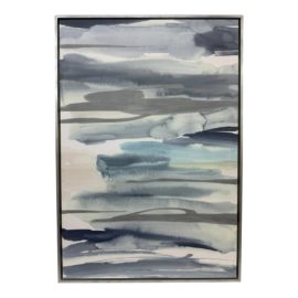 Janice Sadler Layered Water 1 Framed Print. Original Price: $827