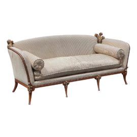 French Fleur De Lys Settee