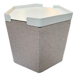 BLU DOT Hecks Felted Wool Ottoman + Tray. Original Price: $709