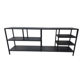 Scandinavian Design Heroy Black Metal Console. Original Price : $700