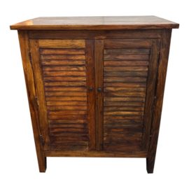 Reclaimed Solid Wood Media Cabinet. Original Price: $1,100