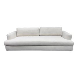 Custom Design Oyster Performance Linen Sofa. Original Price: $4,425