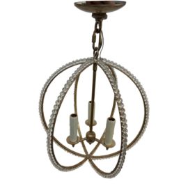 Vintage Style Beaded Orb Chandelier
