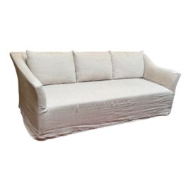 Custom Design Slipcover Sofa. Original Price: $3,975