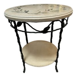 Ironies Inlaid Side Table. Original Price: $2,640