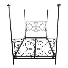 Queen Size Charles P. Rogers Florentine Bed Frame. Original Price: $3,000