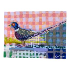 Elaine Burge Original Painting "Fancy Ferdinand". Original Price: $2,100