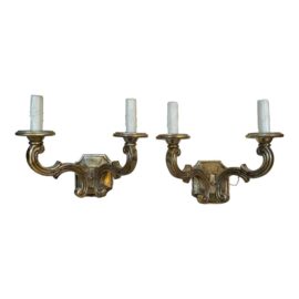 Michael Taylor Design Panace Regency Sconces, a Pair. Original Price: $2,890