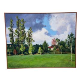 Jean Victor "Changing Skies" Acrylic Painting. Original Price: $600