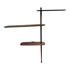 Nomon Walnut Unica Floor Shelving. Original Price: $1,990