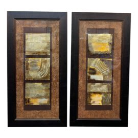 Kinder Harris Sherry Black Quiet Lights II Reproduction Diptych, Framed