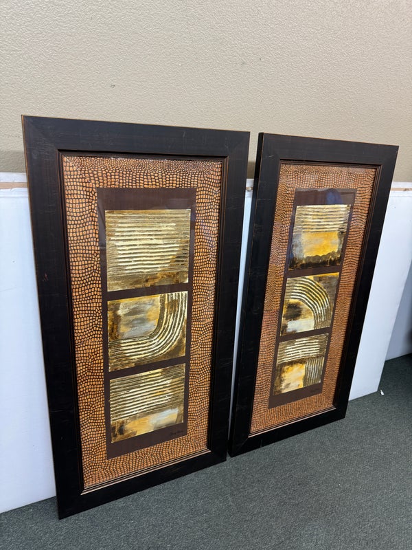 Kinder Harris Sherry Black Quiet Lights II Reproduction Diptych 