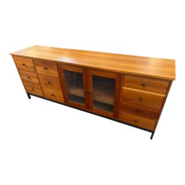 Room & Board Linear Cherry 10-Drawer Credenza. Original Price: $4,000