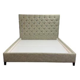 Eastern King Custom Design Tufted Bed Frame. Original Price: $3,610