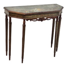 Antique Italian Painted Gesso Console Table