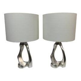 Visual Comfort Cannes Contemporary Lamps, a Pair. Original Price: $1,698