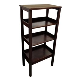 Contemporary Espresso Finish Etagere