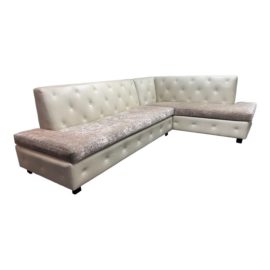 Ken Fulk Custom Design Two Piece Tufted Sectional-Banquette