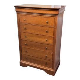 Hpl Shermag Louis Philippe Style Chest of Drawers. Original Price: $1,250
