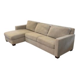 West Elm Harris Two Piece Storage Sleeper Sectional. Original Price: $3,700