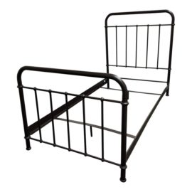 Twin Size Restoration Hardware Millbrook Metal Bed. Original Price: $750