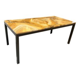 Custom Marble Parsons Dining Table