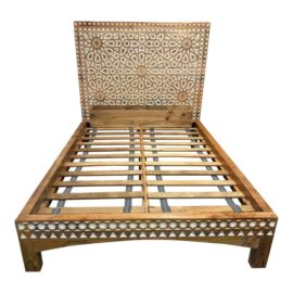 Queen Size Anthropologie Albaron Bed Frame. Original Price: $2,273