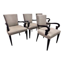 Beverly Furniture Montalembert Dining Room Chairs, Set of Four. Original Price: $6,000