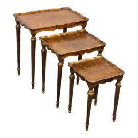 Vintage Florentine Gilt Nesting Tables