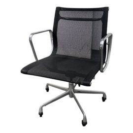 Herman Miller Eames Aluminum Group Chair, Management in Black. Original Price: $2,180