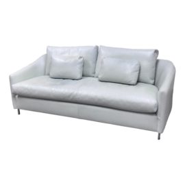Custom Design Swing Style Leather Sofa. Original Price: $10,000