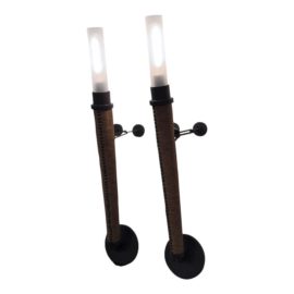 Jonathan Browning Studios Custom Speer Sconces , a Pair. Original Price: $3,900