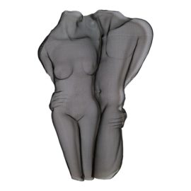 Randy Cooper "Ich Liebe Dich" Original Mesh Shadow Sculpture