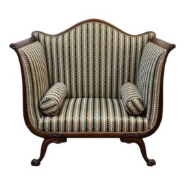 Antique Empire Loveseat, Reimagined