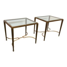 Sunrise Home Sangiovese Rectangular End Tables, a Pair. Original Price: $2,760