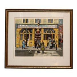 Bruce Bomberger Finch's Artist Print, Framed