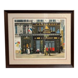 Bruce Bomberger l'Escargot Artist Print, Framed