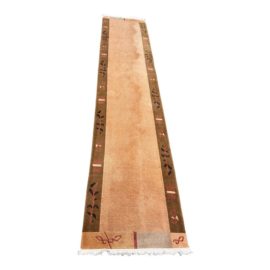 2ft 6in X 11ft 10in Nepal Opulence Hand Knotted Runner Rug. Original Price: $3,000