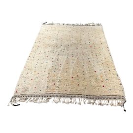 6ft6in × 9ft8in Vintage Beni Ourain Moroccan Area Rug. Original Price: $1,200