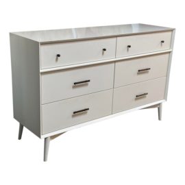 West Elm Mid-Century 6-Drawer White Dresser. Original Price: $1,399
