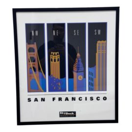 Skydeck Embarcadero Center Landmark Poster