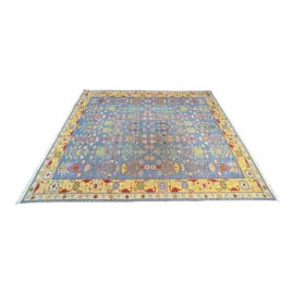 8ft8in × 12ft Nourison Nourmak Blue Wool Area Rug. Original Price: $1,900