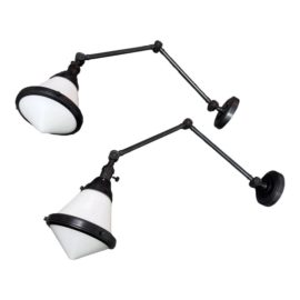 Thomas O'Brien for Visual Comfort Signature Gale Library Wall Sconces, a Pair. Original Price: $1,700