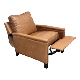 Pottery Barn Tyler Tan Leather Recliner. Original Price: $1,800