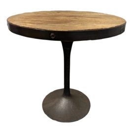 Restoration Hardware “Aero” Reclaimed Elm Round Side Table