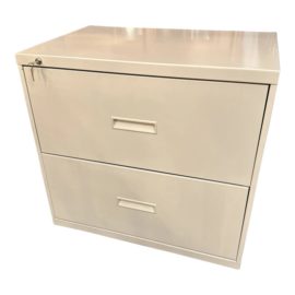 Contemporary Metal Lateral File Cabinet