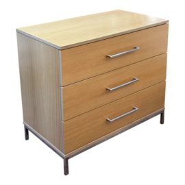 Contemporary Linear Style 3 Drawer Dresser