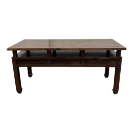 Custom Design Ming Style Solid Wood Coffee Table