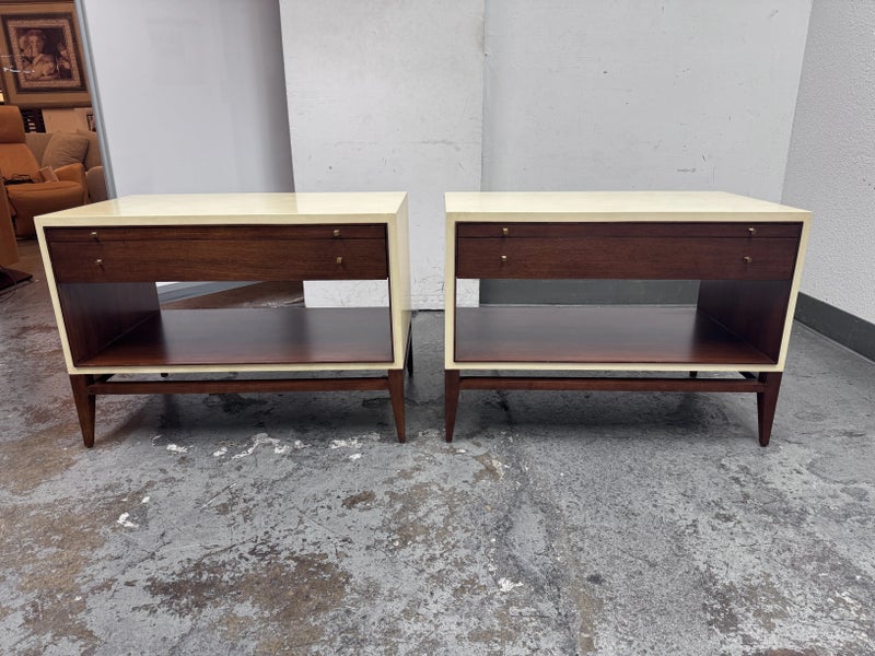 Barbara Barry for Henredon Nightstands,A Pair - Design Plus Gallery